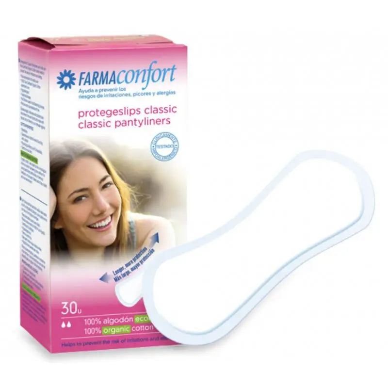 Farmaconfort Protegeslips Anatómico Classic, 30 unidades