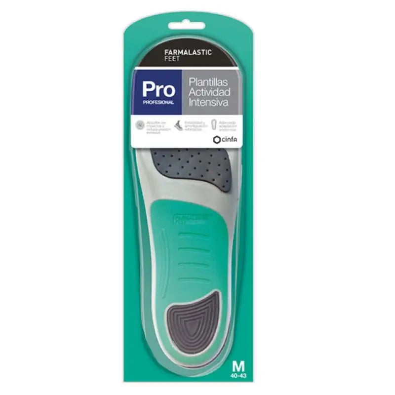 Farmalastic Plantillas Actividad Intensiva, Talla M (40-43)