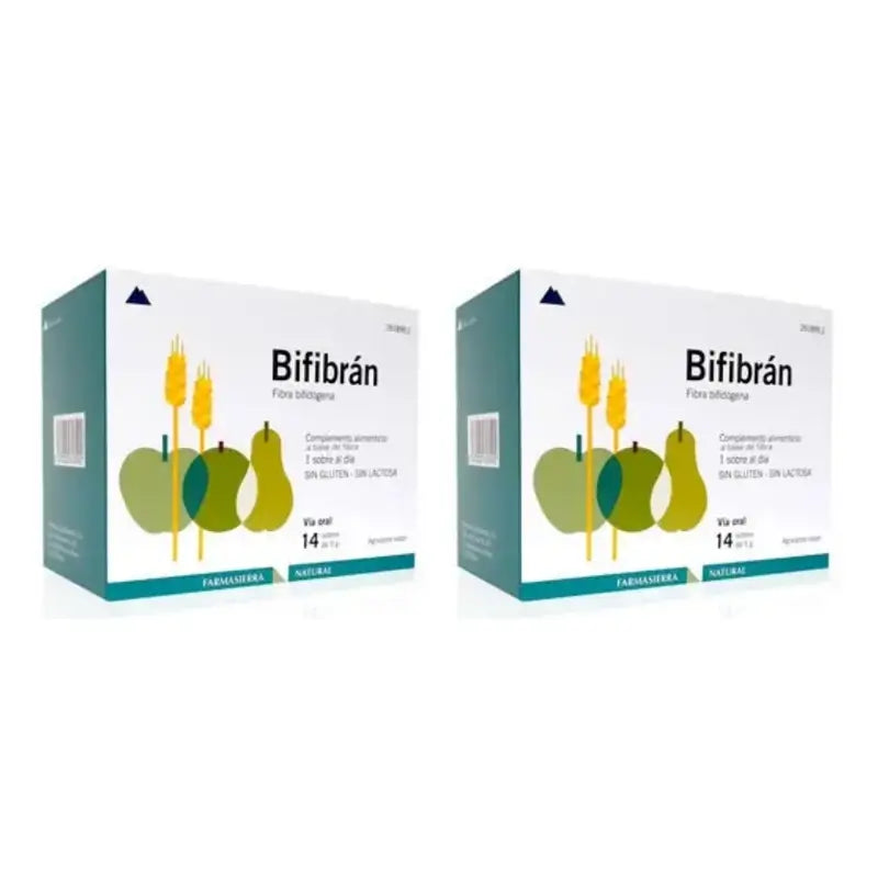 Farmasierra Bifibran 14 Saquetas 5 Gr, Embalagem de 2