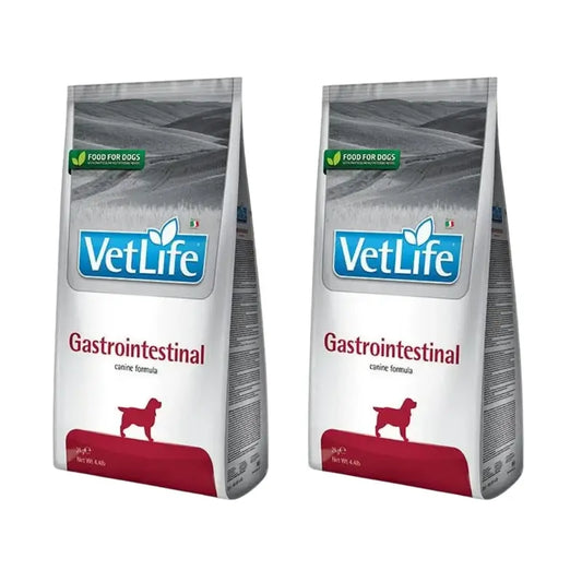 Farmina Vet Life Dog Gastrointestinal 2Kg, Alimento para Cães, Embalagem de 2