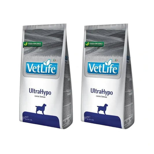 Farmina Vet Life Dog Ultrahypo 12Kg, Ração para Cães, Embalagem de 2