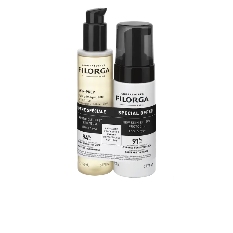 Filorga Skin Prep Duo Óleo + Espuma de Limpeza , 150 ml