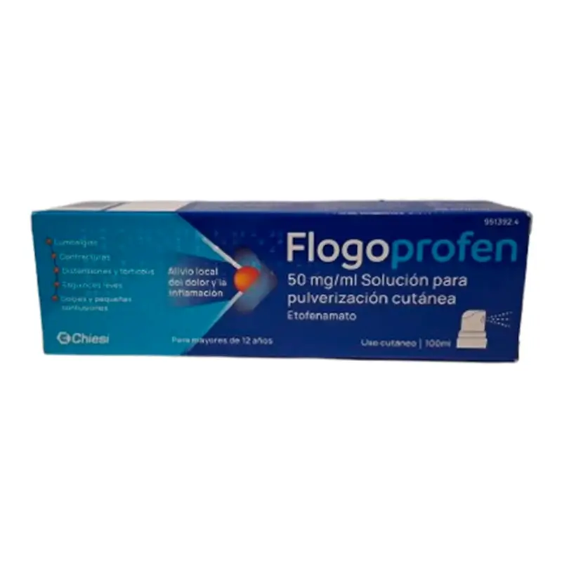 Flogoprofeno Spray 50 mg/ml Solução para a pele 100 ml
