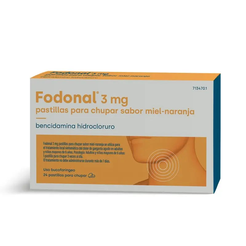 Fodonal 3 mg Sabor a mel e laranja