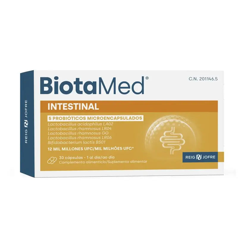Forté Pharma Biotamed Flora Intestinal, 30 Cápsulas
