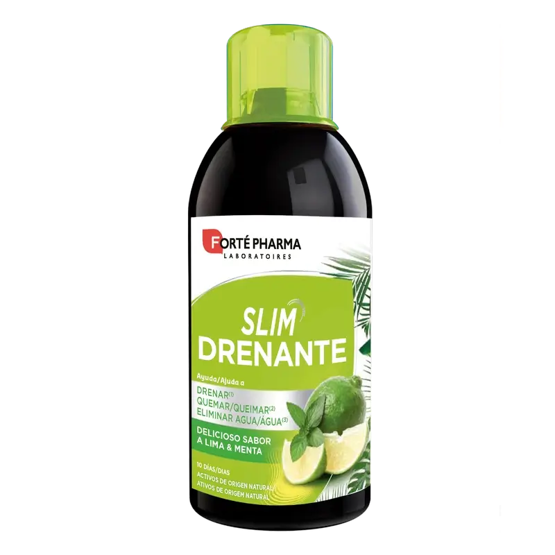 Forte Pharma Slim Drenagem Sabor Lima e Hortelã, 500 ml