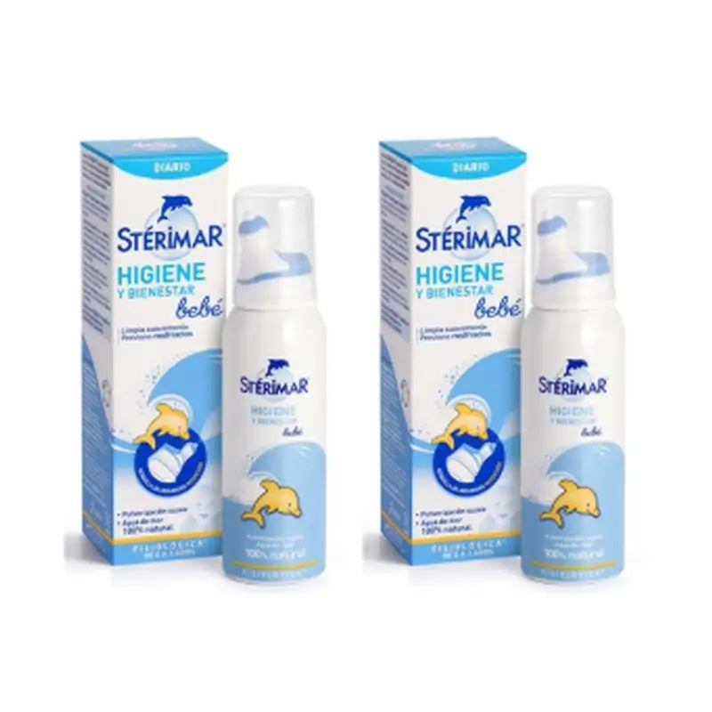 Sterimar Higiene e Bem-Estar do Bebé, 2x50 ml