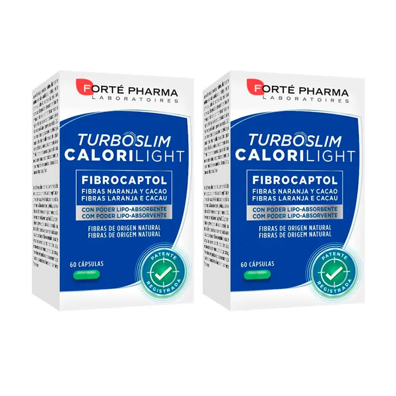 Forté Pharma Duplo Turboslim Calorilight, 2 x 60 cápsulas