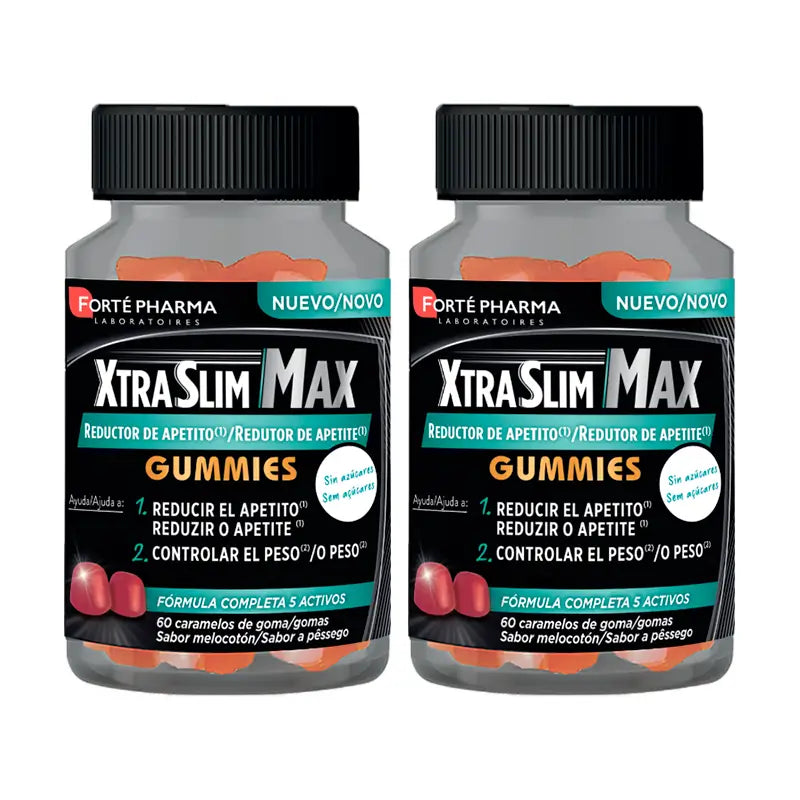 Forté Pharma Duplo Xtraslim Max Reducer Goma 2 x 60 rebuçados