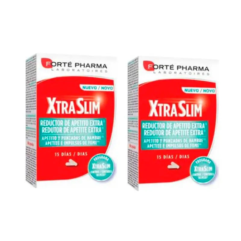 Forté Pharma Duplo Xtraslim Redutor de Apetite 2 x 60 cápsulas