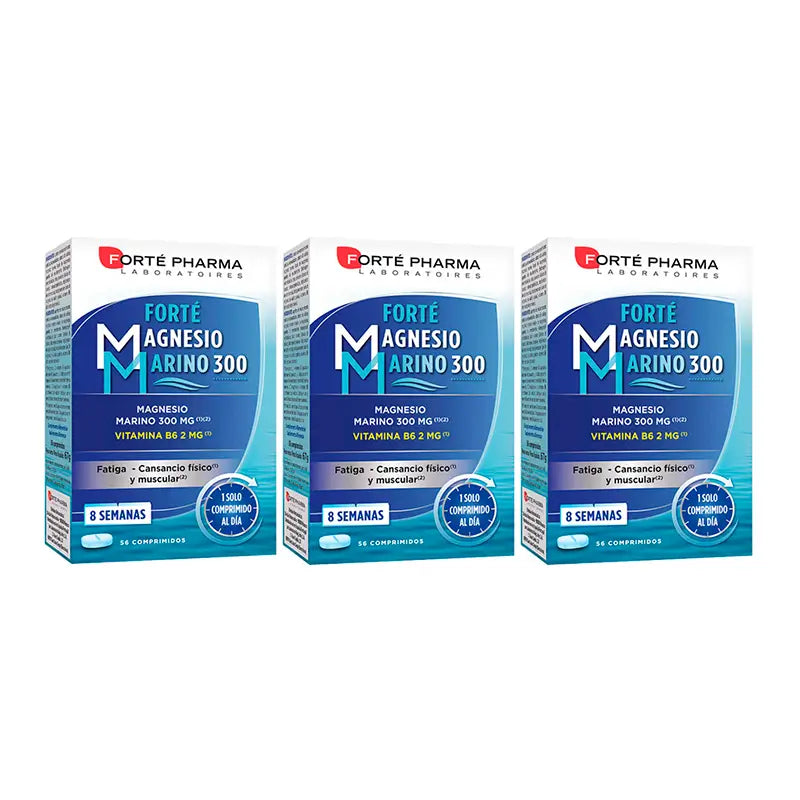 Forté Pharma Triplo Forté Marine Magnesium 300, 3 x 56 comprimidos