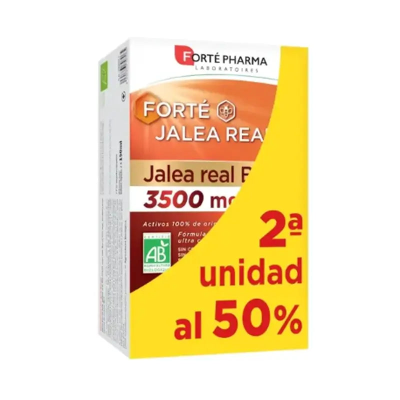 Frasco de Geleia Real Forté Pharma Bio 3500 Pack (2ª Ud a 50%) , 20 ml