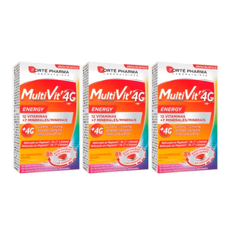 Forté Pharma Triplo Multivit 4 g Energia