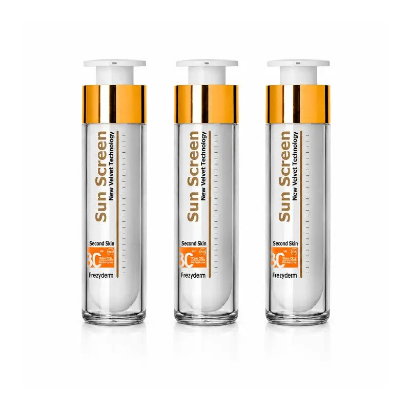 Frezyderm Protetor Solar Colour Velvet Face Spf 30 Embalagem 3 x 50 Ml