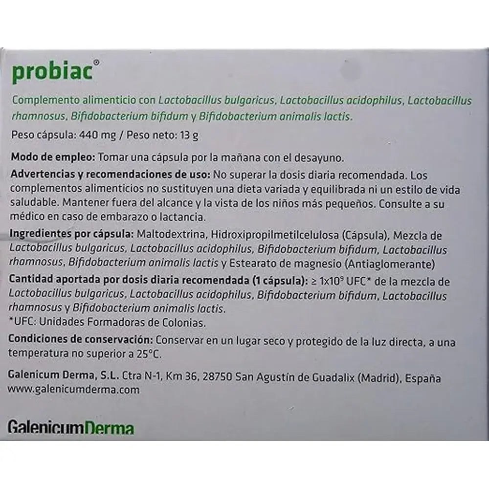 Galenicum Pack Probiac Acne, 3 x 30 cápsulas