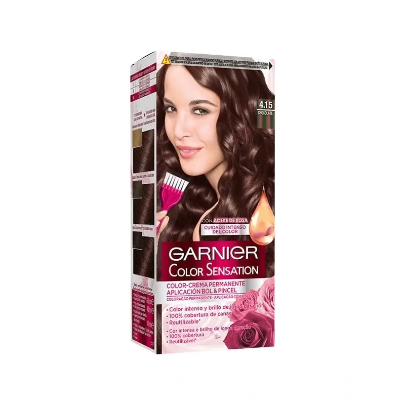 Garnier Garnier Color Sensation Garnier Color SensationCreme de Cor Permanente 4.15 Chocolate