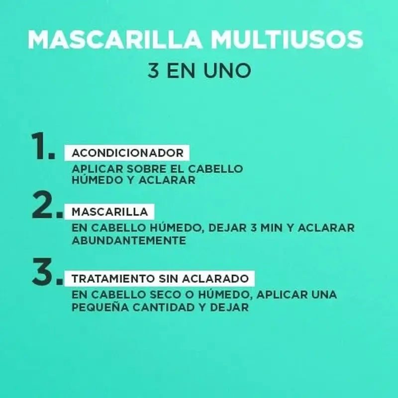 Garnier Fructis GarnierFructis Alimento para o Cabelo Aloé Vera 3 em 1 Máscara Hidratante 400 Ml Para Cabelos Desidratados