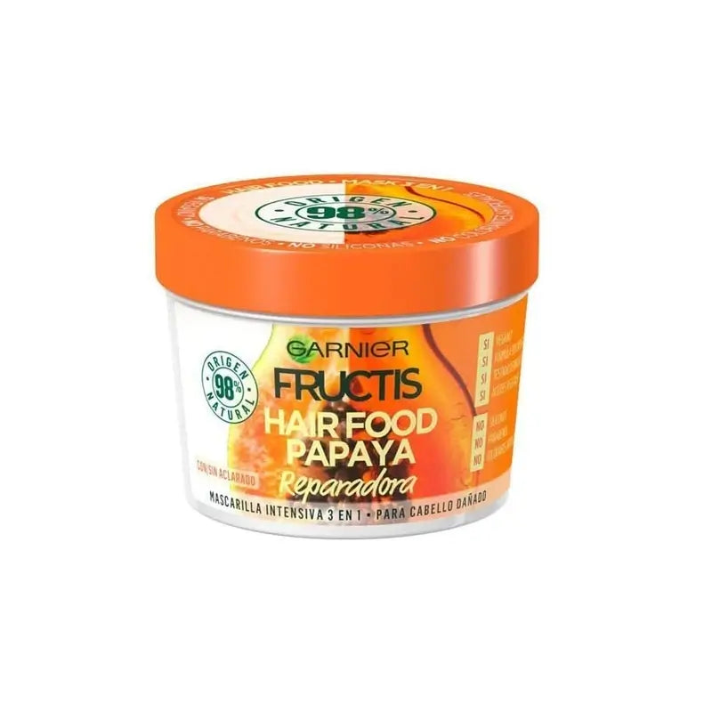 Garnier Fructis GarnierFructis Alimento para o Cabelo Papaia 3 em 1 Máscara 400 Ml Para Cabelos Danificados