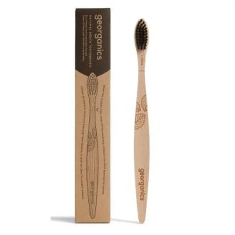 Georganics Cepillo Dental Suave Madera De Haya .