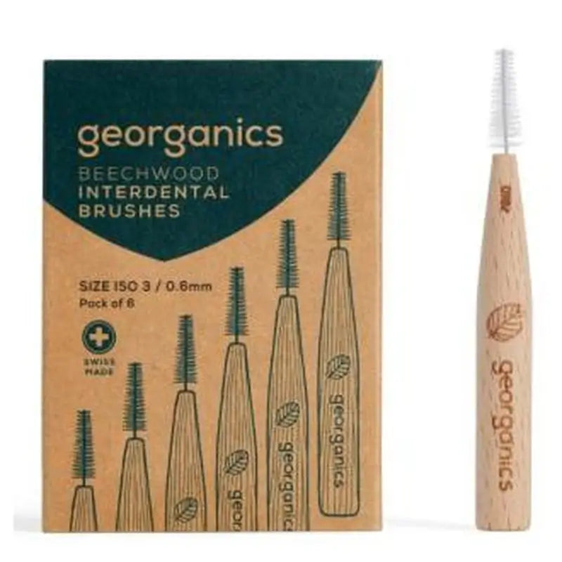 Georganics Cepillo Interdental Madera De Haya 3
