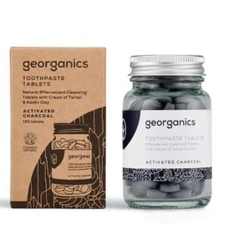 Georganics Dentifrico Mineral Carbon Activado 120Comp Eferves