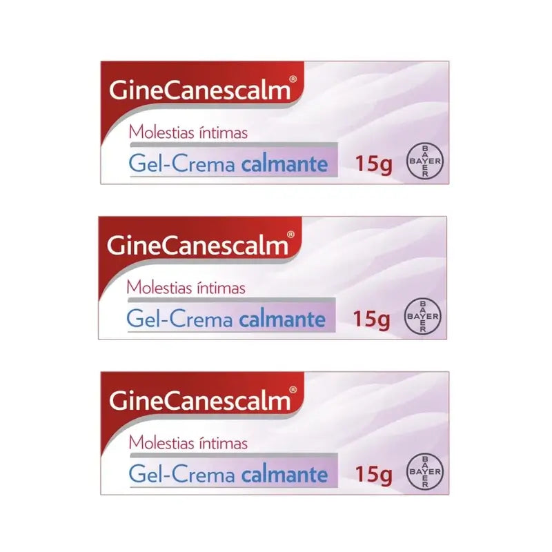 Ginescanes GineCanescalm Gel-Creme Suavizante, 3X15 Gr
