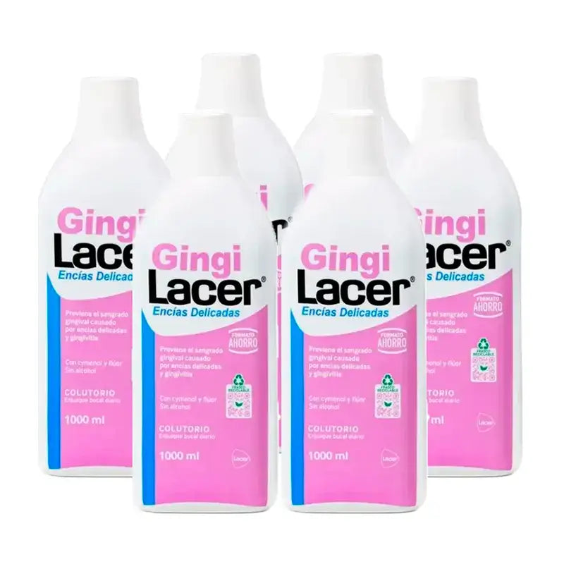 Gingilacer Colutório, Embalagem 6 x 1000 ml