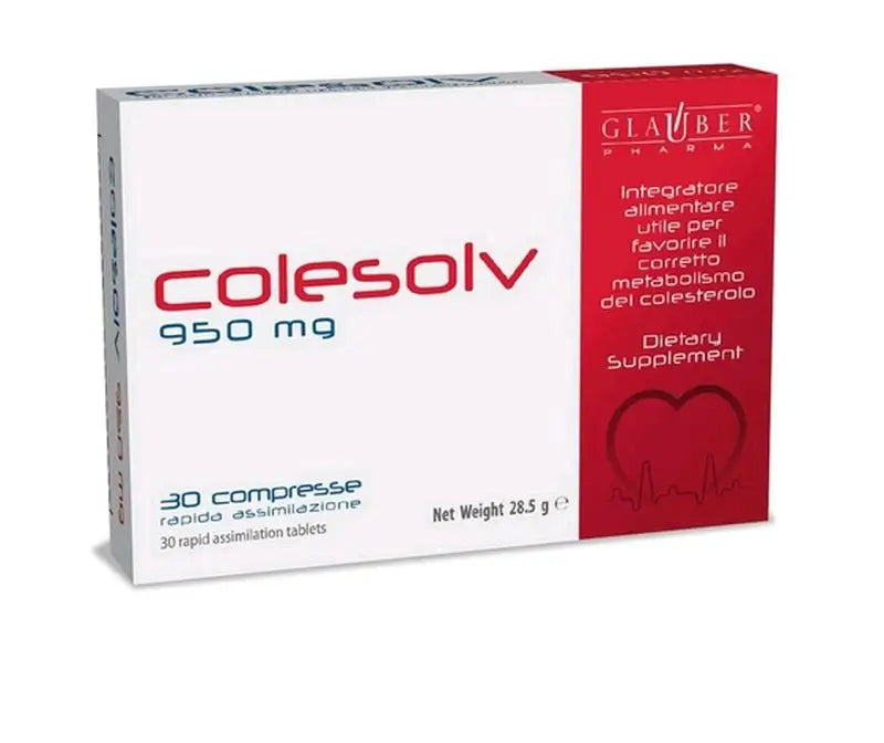 Glauber Gl Colesolv, 30 Comprimidos