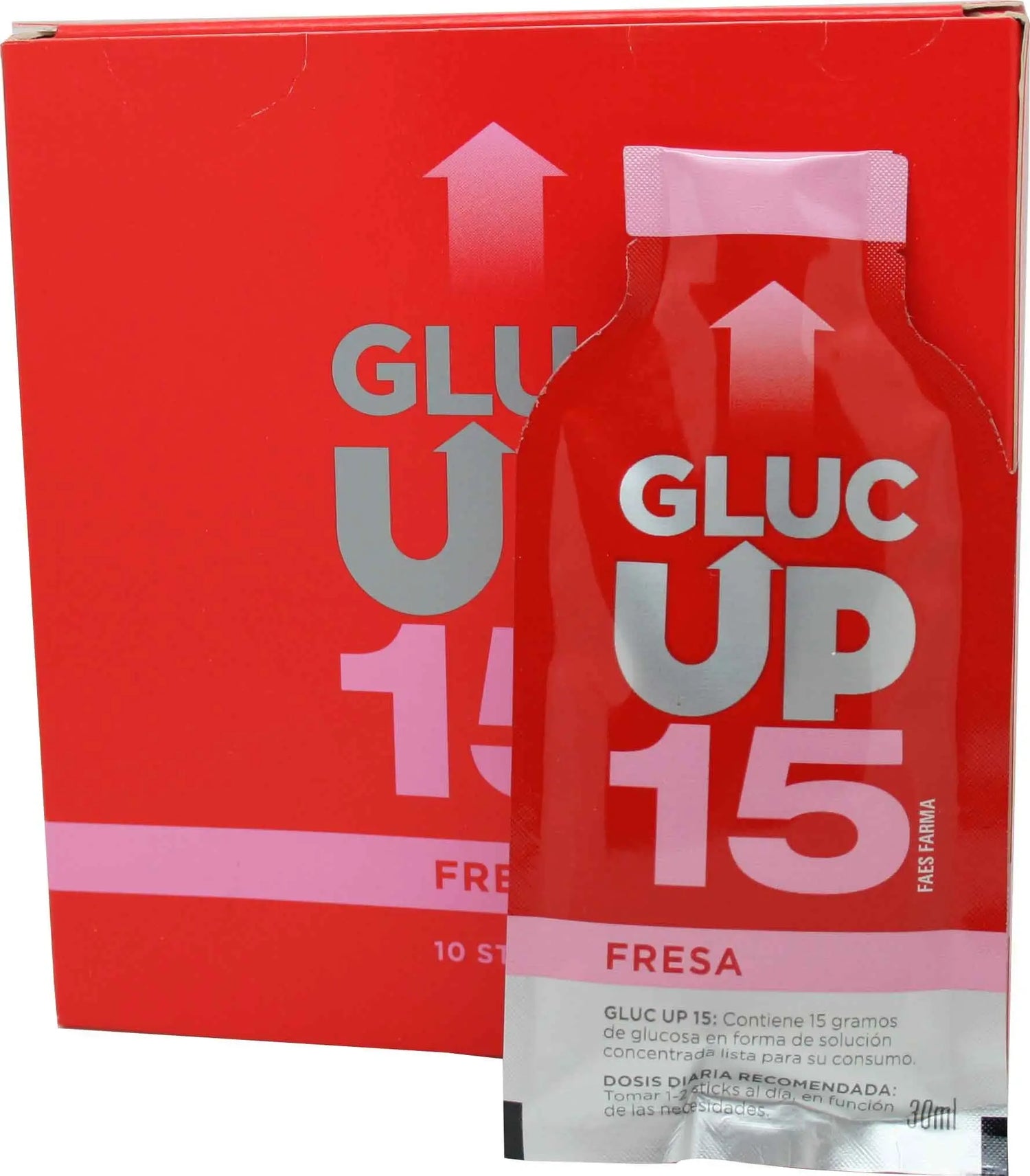 Gluc Up Morango Sabor Morango 10 paus 15 g