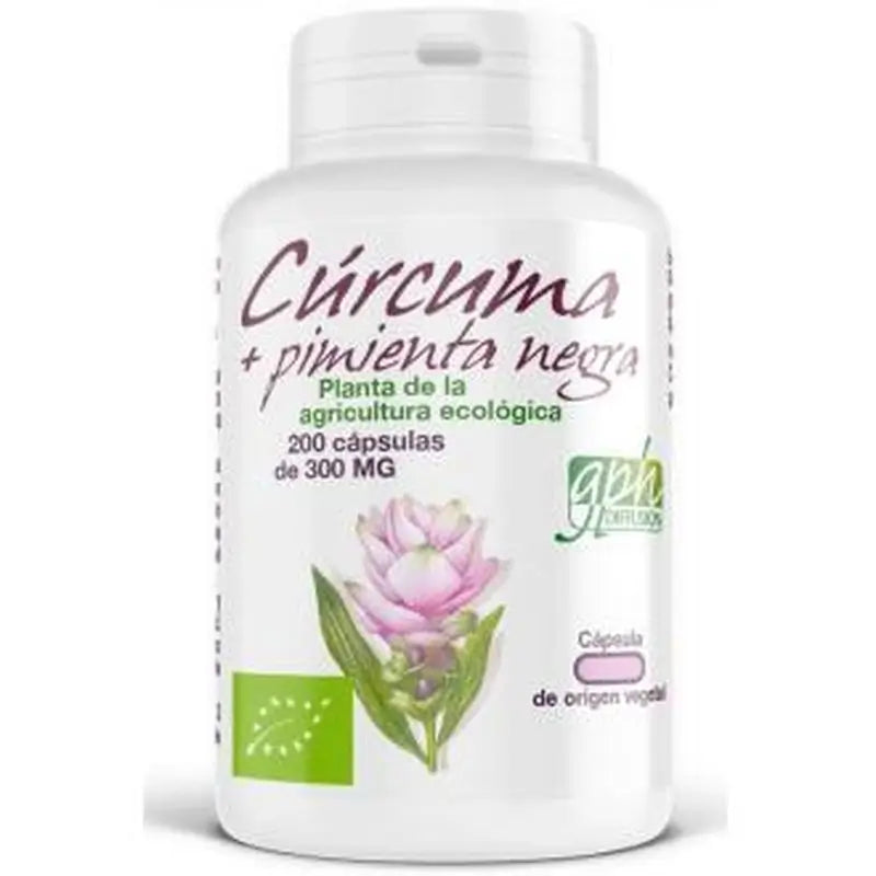 Gph Difussion Curcuma+Pimienta Negra 300Mg 200V Cápsulasbio