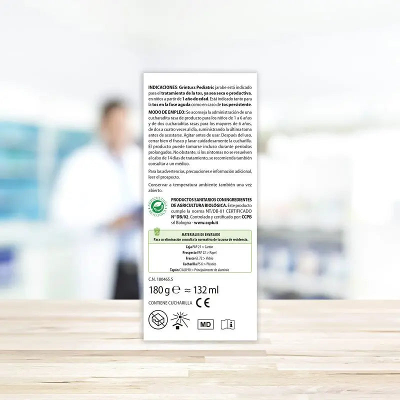Aboca Grintuss Xarope Pediátrico, 180 g