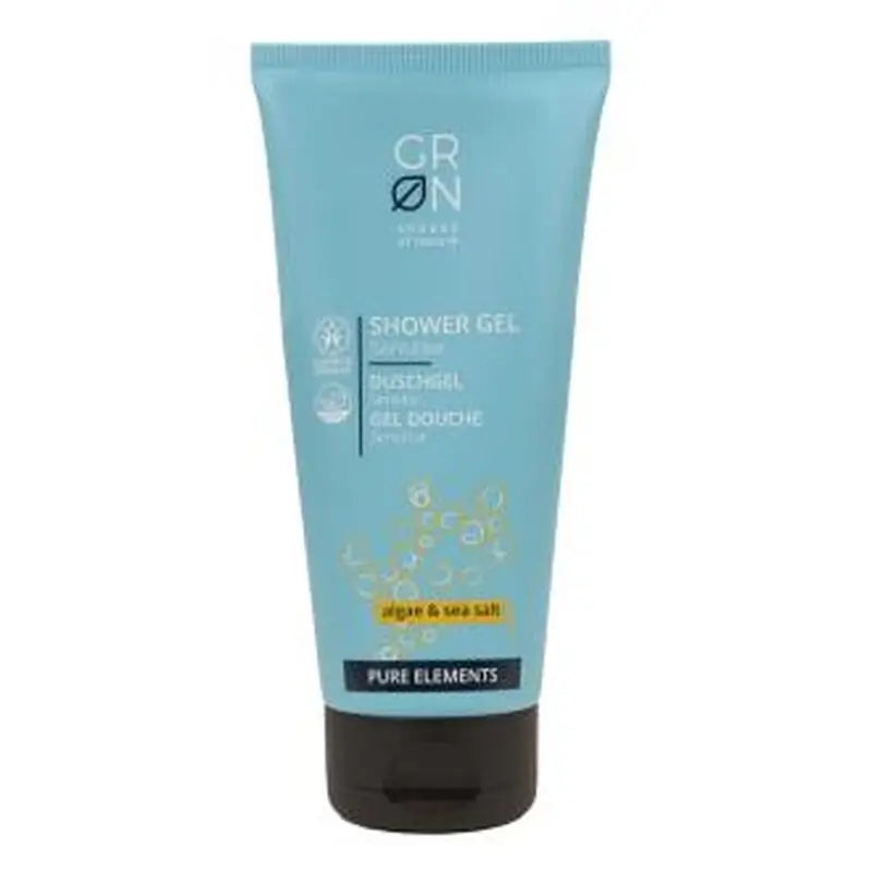 Grn Gel De Baño Chlorella Y Sal Marina 200Ml.