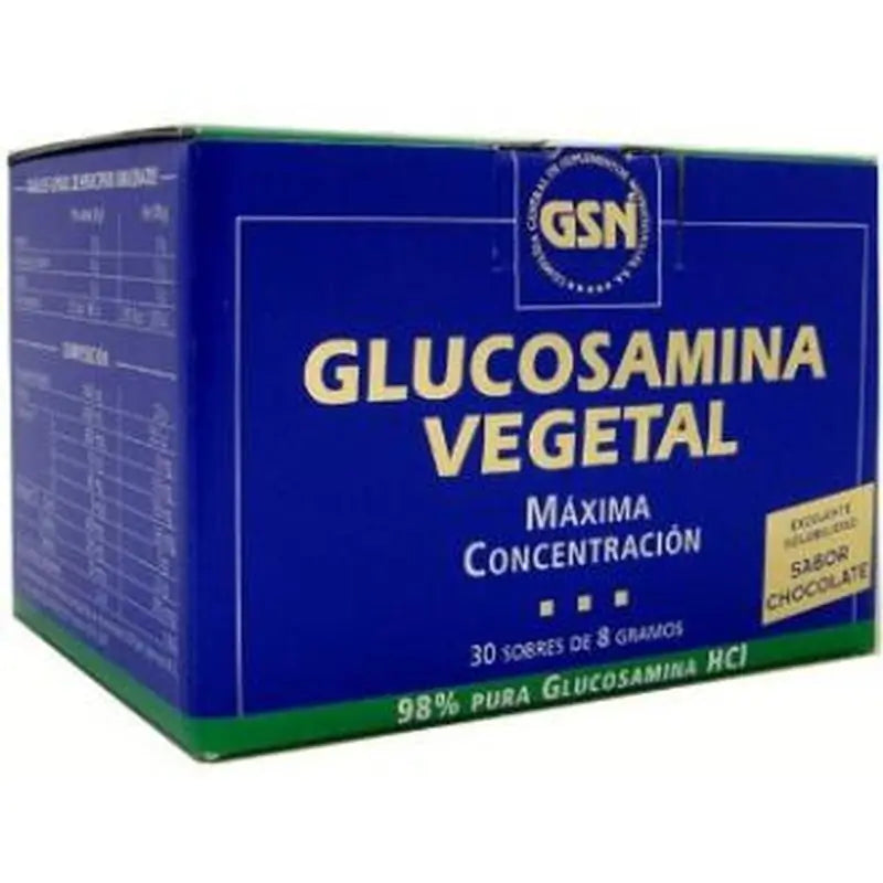 Gsn Glucosamina Vegetal Sabor Chocolate 30Sbrs