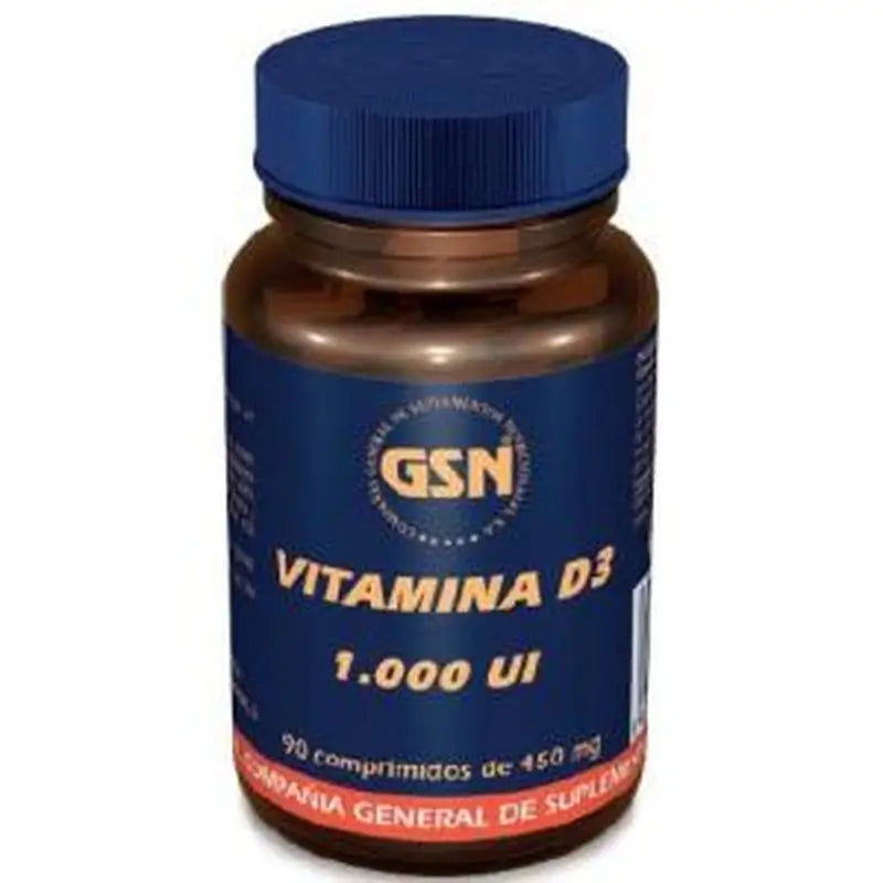 Gsn Vitamina D3 1000Ui 90 Comprimidos