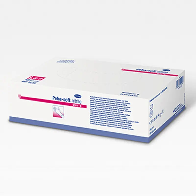 Peha-Soft Nitrilo Branco M 100 unidades