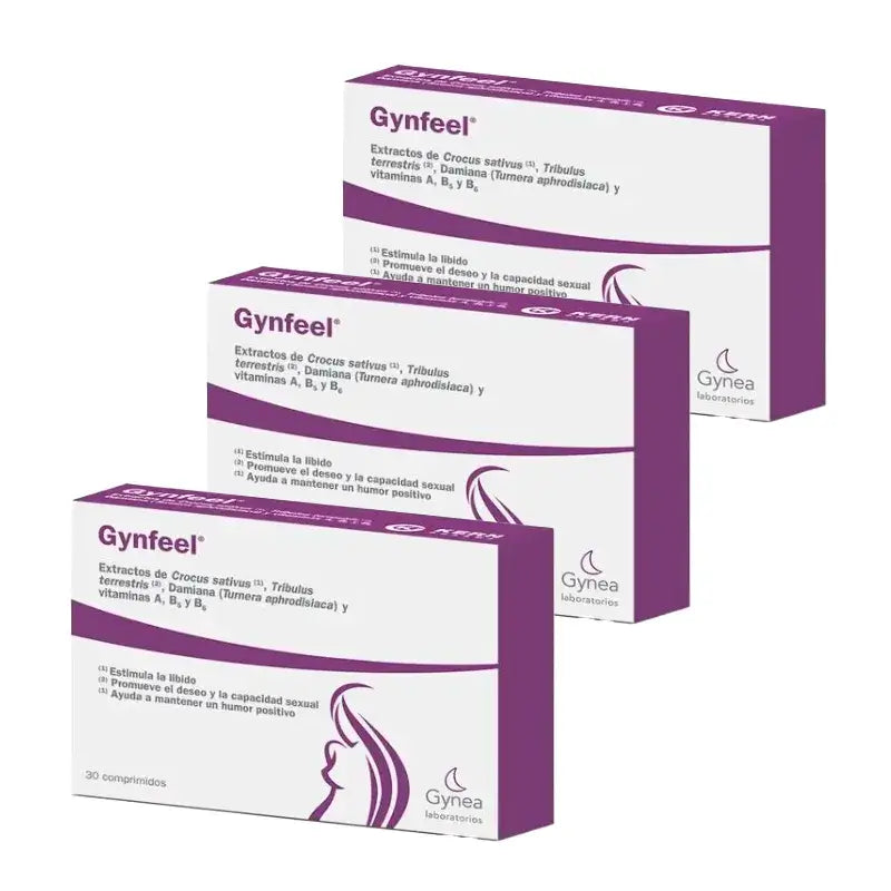 Gynfeel, Embalagem 3 x 30 Comprimidos