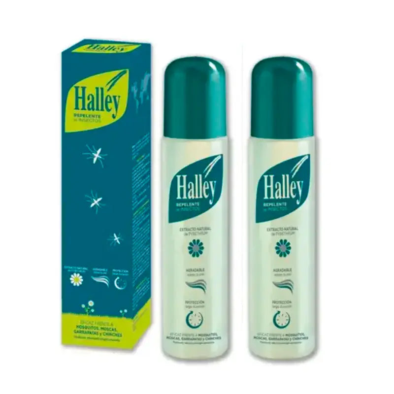 Halley Repelente de Insectos, Embalagem 2 x 250 ml