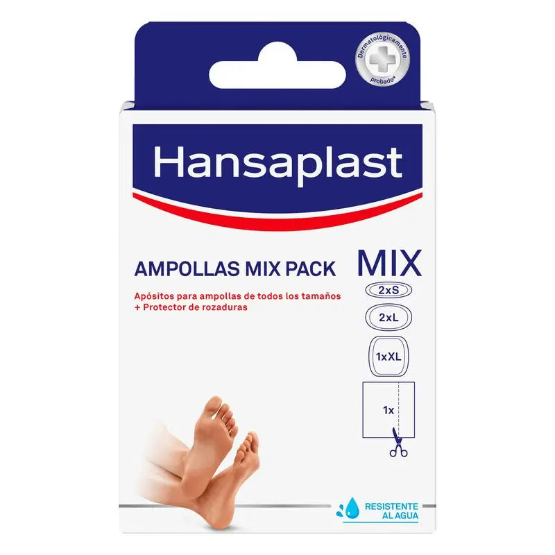 Hansaplast Pies Ampollas Mix Pack , 6 unidades