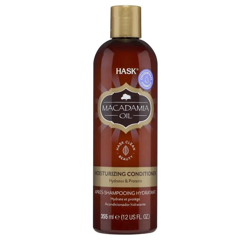 Condicionador Hidratante Hask Óleo de Macadâmia , 355 ml
