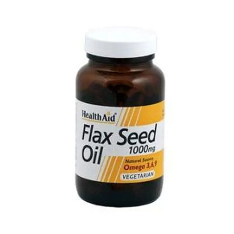 Health Aid Aceite De Linaza Flaxseed Oil 60Cap.