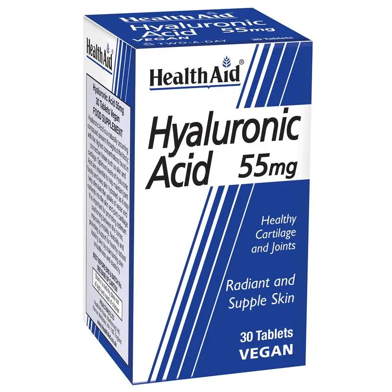 Health Aid Acido Hialuronico 55Mg. 30Comp.