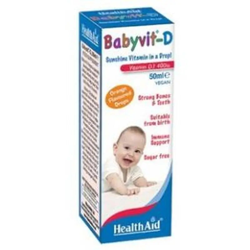 Health Aid Baby Vit D 50Ml.