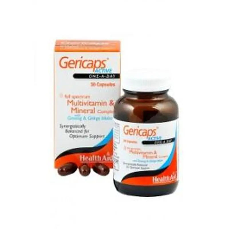 Health Aid Gericaps Active 30Cap.