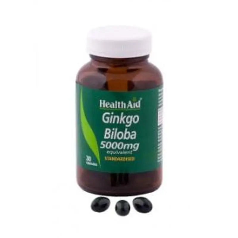 Health Aid Ginkgo Hoja Ext.Estand. 30Cap.