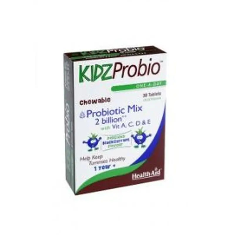 Health Aid Kidzprobio 2000Millones Y Vitaminas 30Comp.