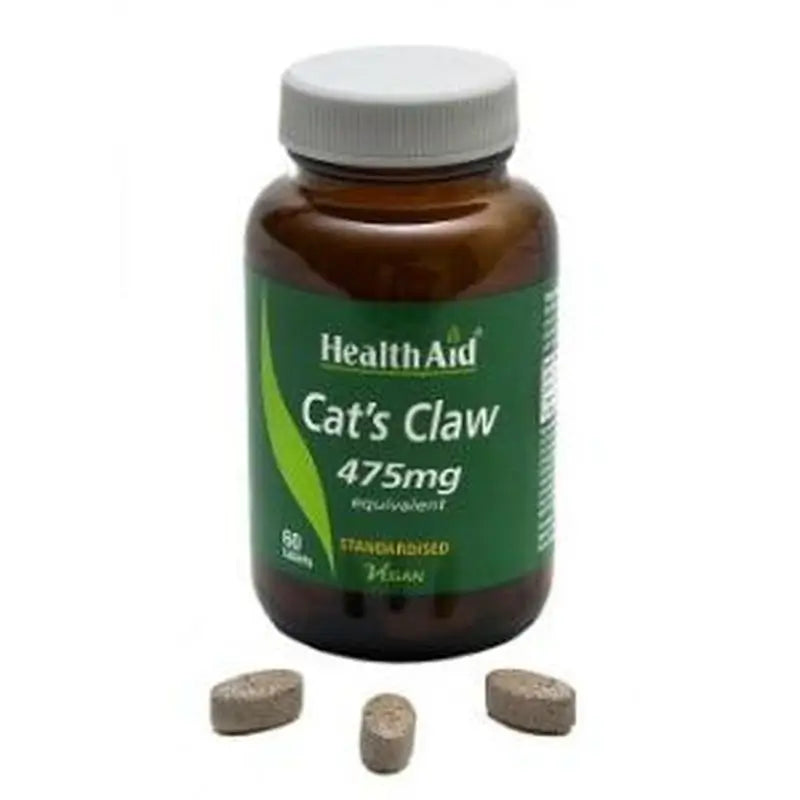 Health Aid Uña De Gato Corteza Interna 60Comp.