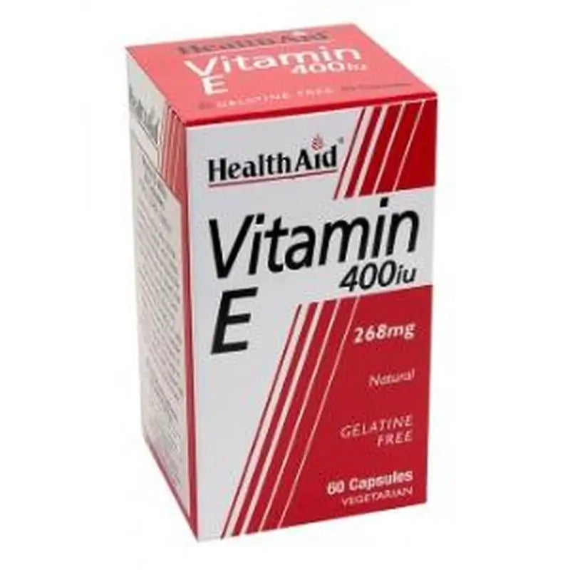 Health Aid Vitamina E 400Ui Natural 60Vcap.