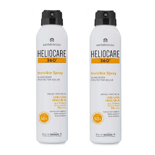 Heliocare Duplo 360º Spray Protetor Invisível Spf50+, 2X200Ml