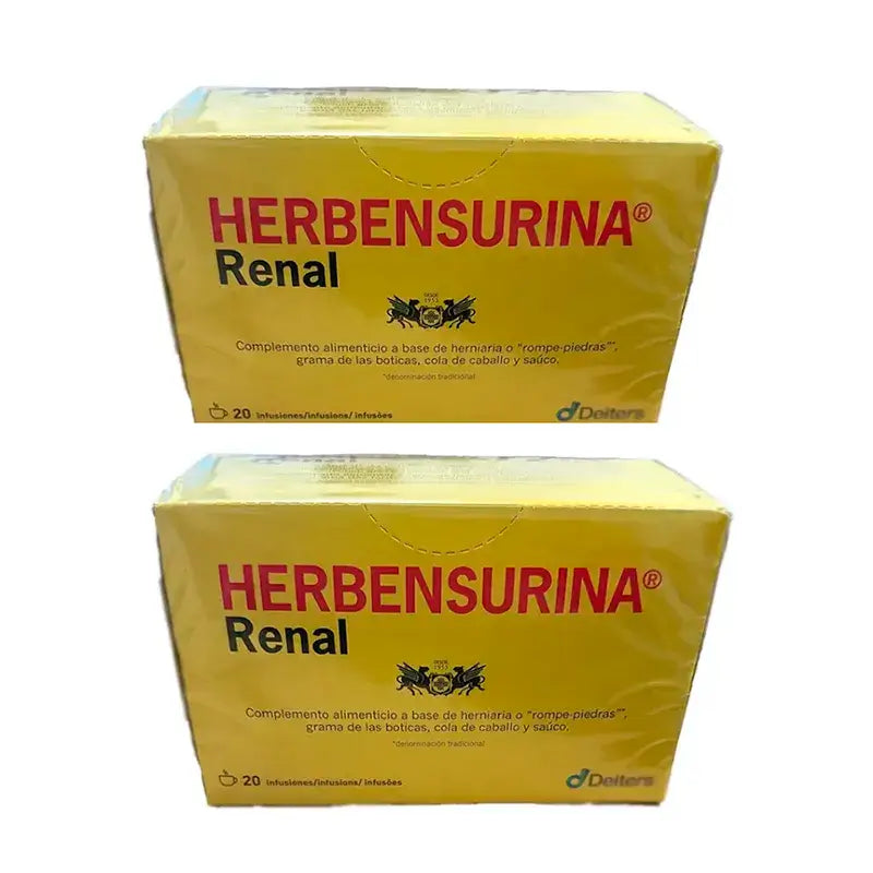 Herbensurin Infusão, Embalagem 2 x 20 Filtros x 1,5 g