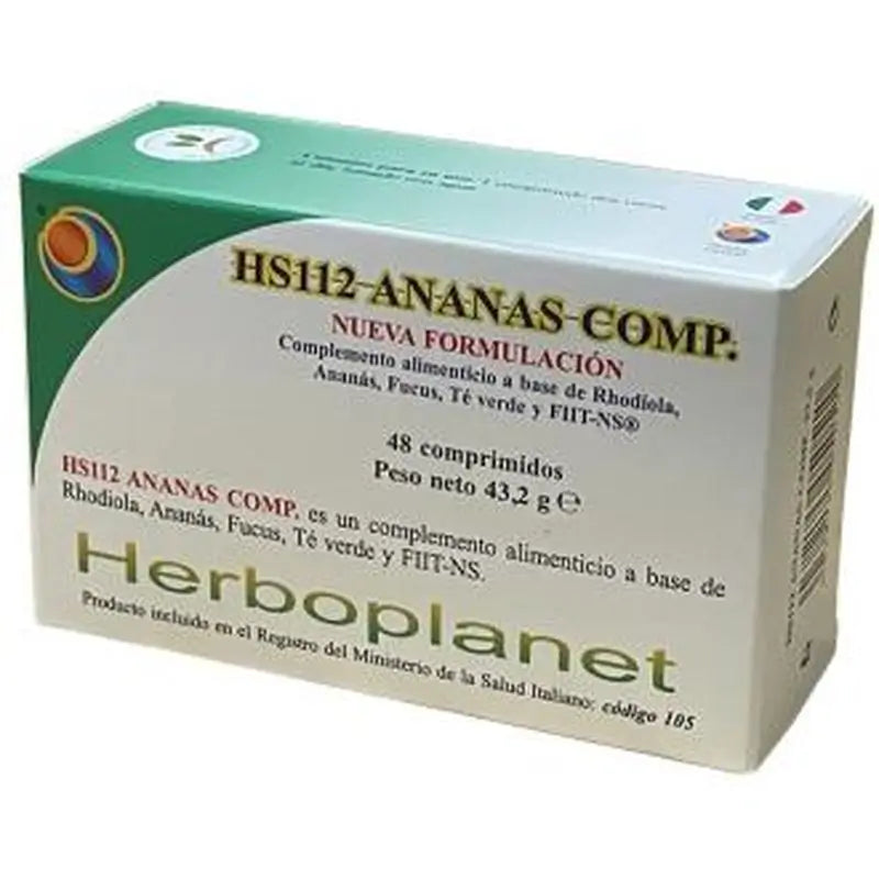 Herboplanet Hs 112 Ananas Comprimidos 48 Comprimidos